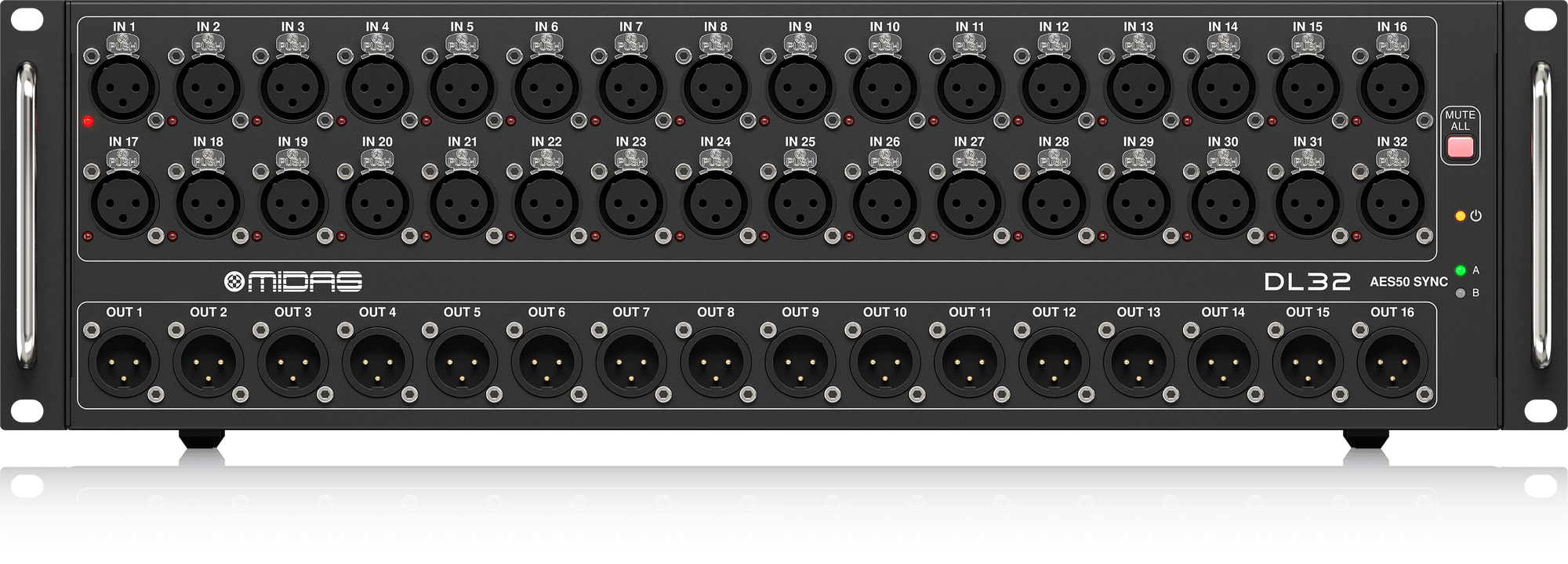 Rent Midas DL32 Stagebox I/O Interface – Crossfire Pro AV Rentals