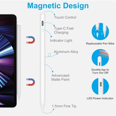 Fogy Apple Ipad Air 5 Nesil M1 Çipli 10,9 Uyumlu Pencil Fiyatı