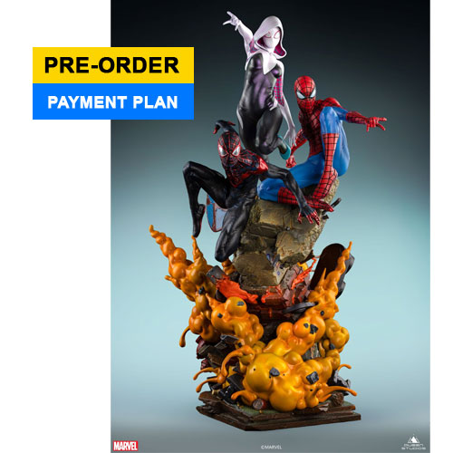 Queen Studios: The Amazing Spider-Man Spider-Verse Trio 1/4 Scale