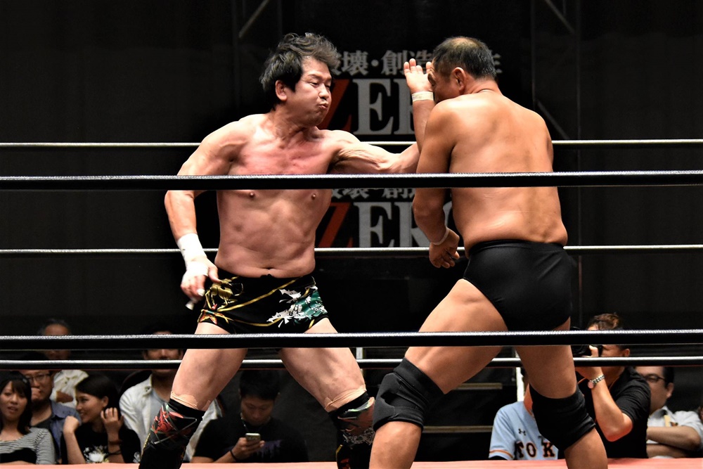 プロレスリングZERO1】＜大谷晋二郎＆高岩竜一25周年記念試合＞藤波