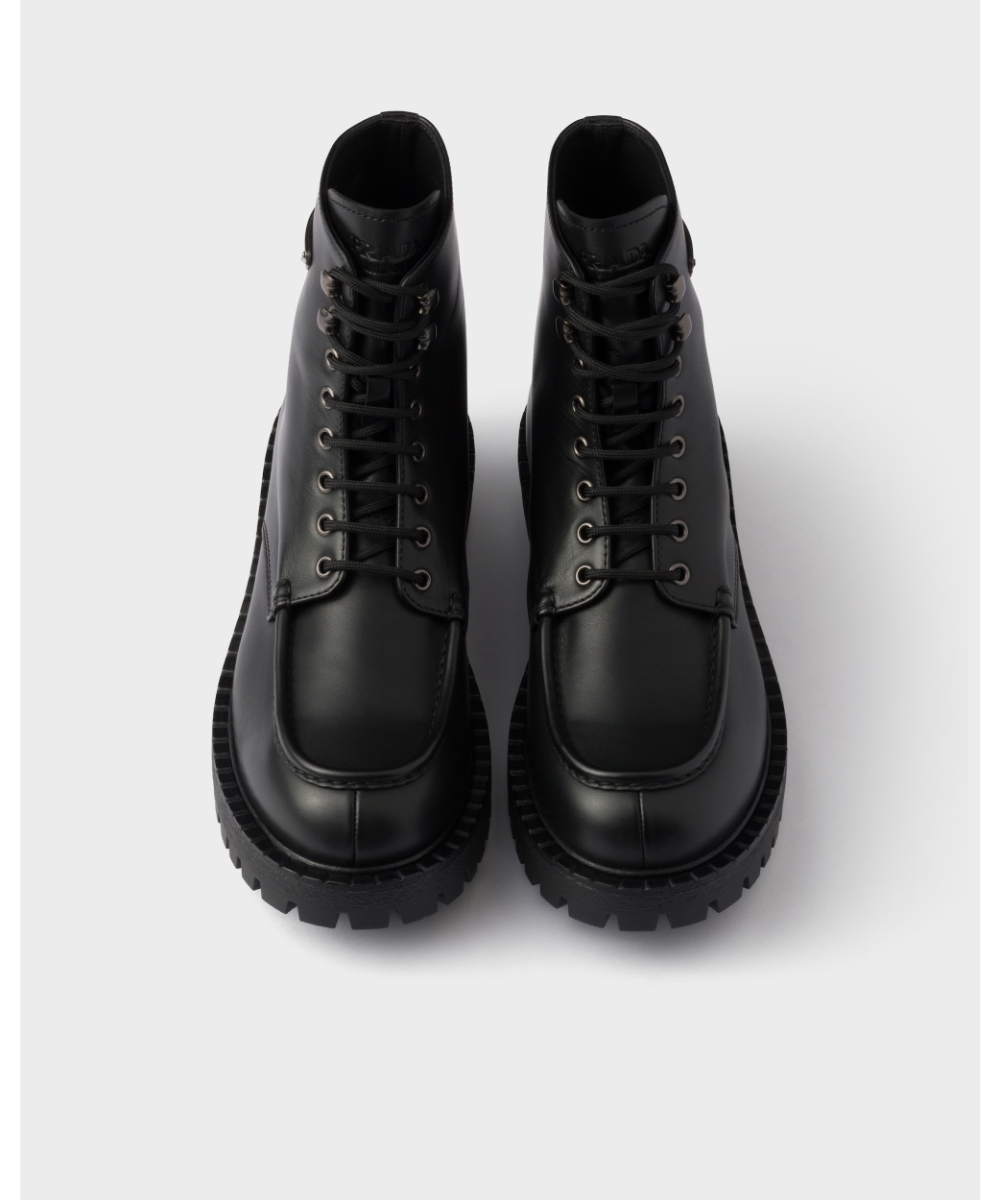 PRADA/プラダ_Men通販 | レースアップレザー ブーティー【送料無料