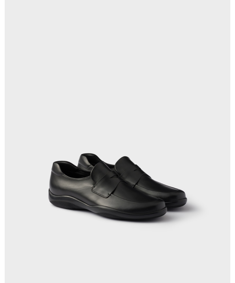 PRADA/プラダ_Men通販 | プラダ トブラック レースアップレザー