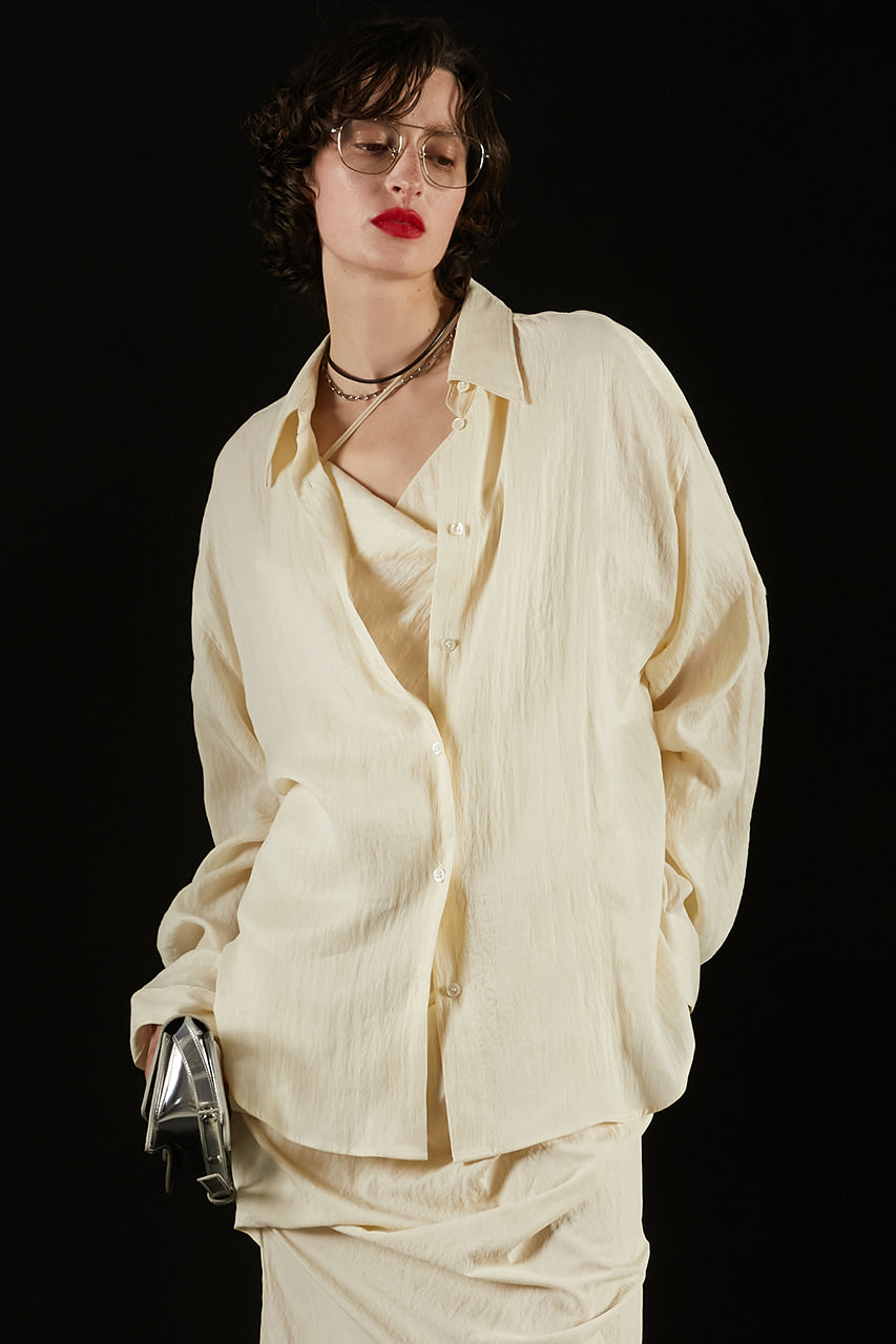 Satin Shirt And Camisole