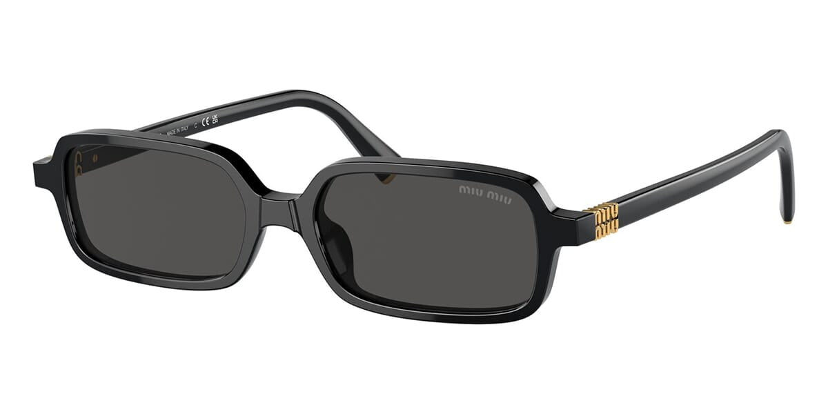 Miu Miu Regard Black Sunglasses With Grey Lenses | MU 11ZS 16K5S0 - US