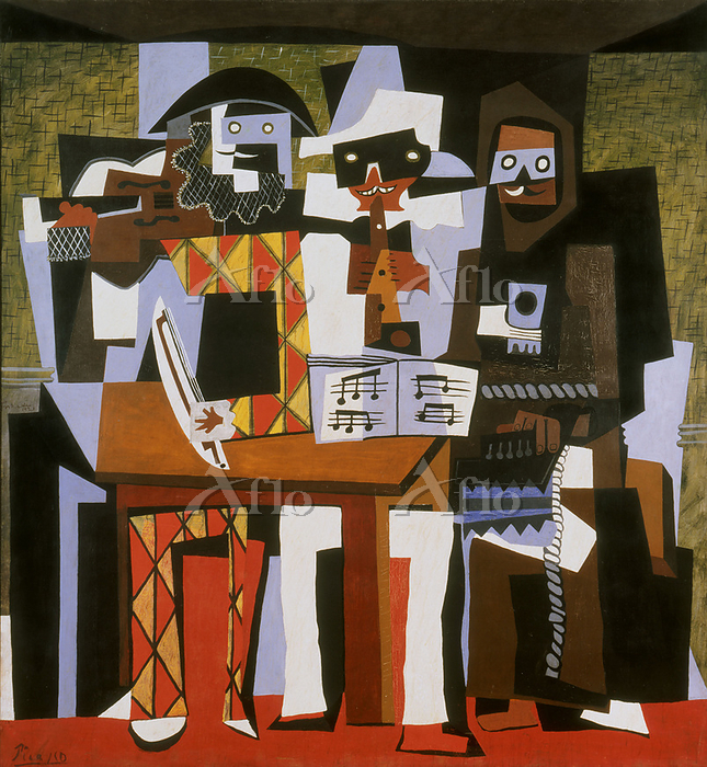 ピカソ「三人の音楽家」 [139691563]のアート作品 - アフロ