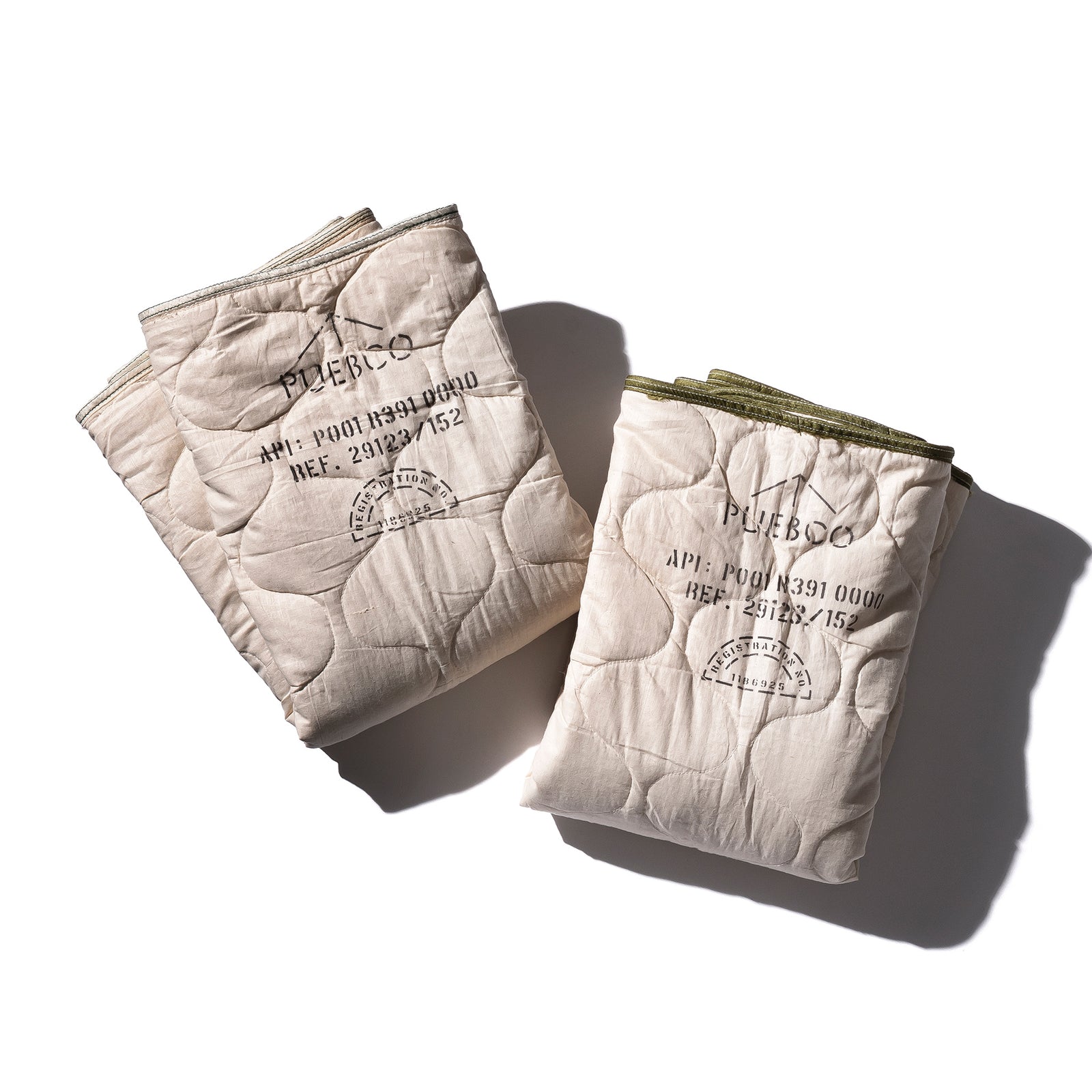 VINTAGE PARACHUTE LINE QUILTED BLANKET / White – PUEBCO ONLINE STORE