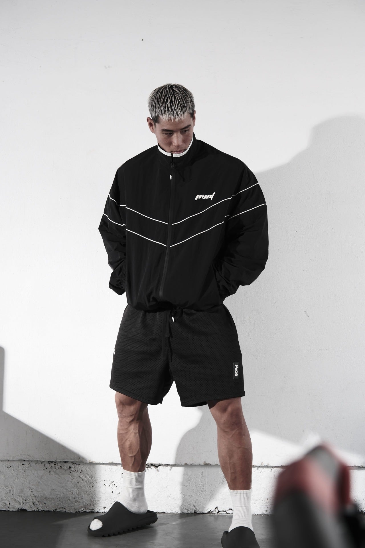 Pvot Athleisure Nylon Premium Line Jacket (Black)