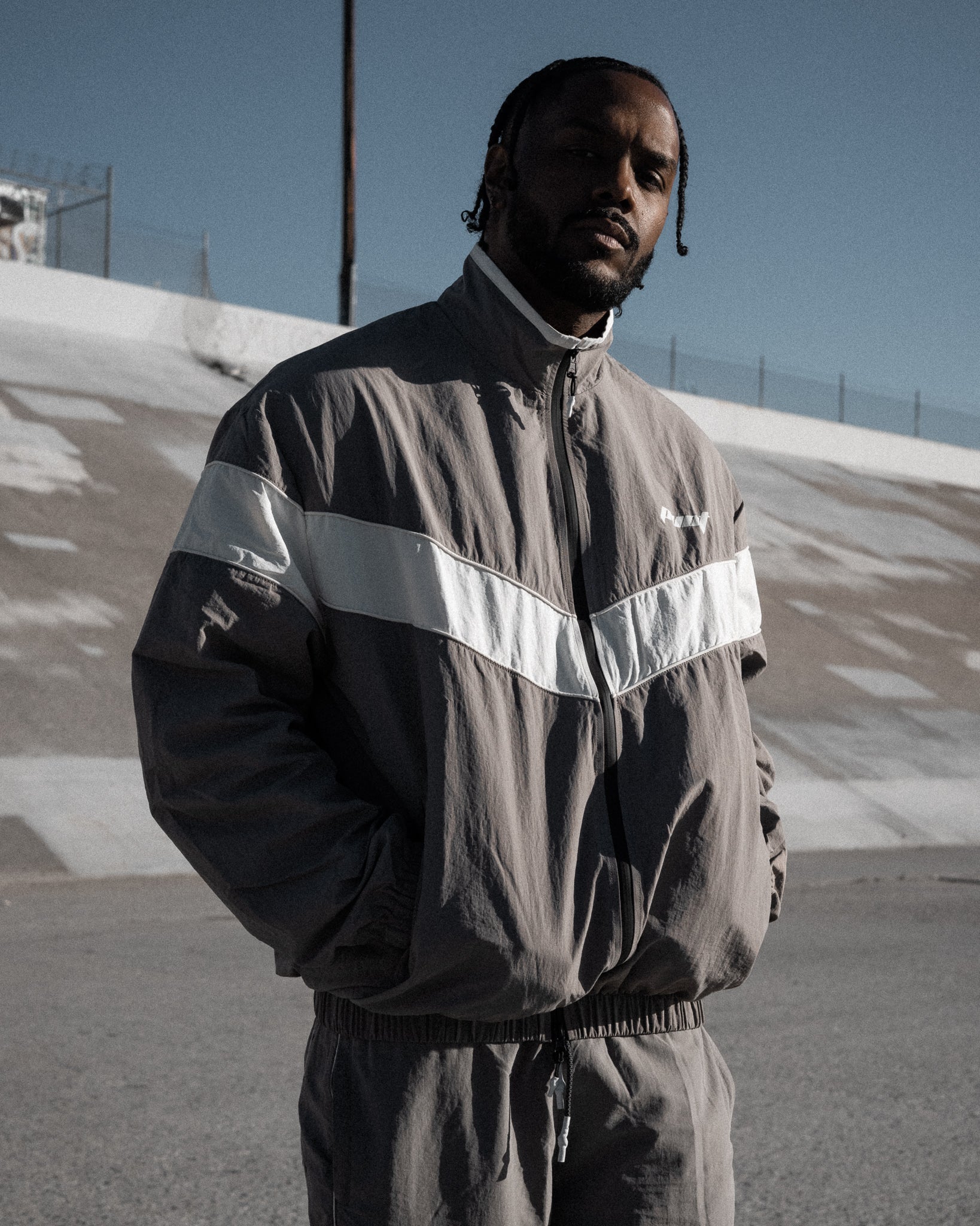 PVOT NYLON PREMIUM JACKET セットアップ Pvot Athleisure Nylon