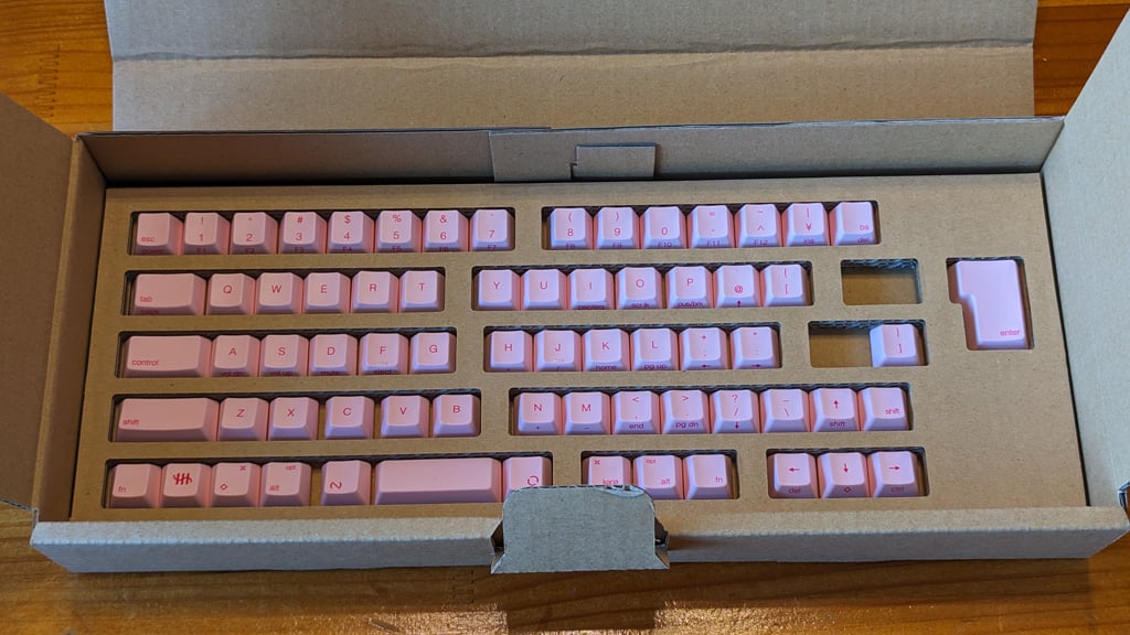 桜色のキートップでHHKBをカスタマイズできる「キートップセット（桜