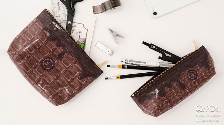 Q-pot.の艶めくチョコレートポーチ&ミニトートが2月6日(木)から登場