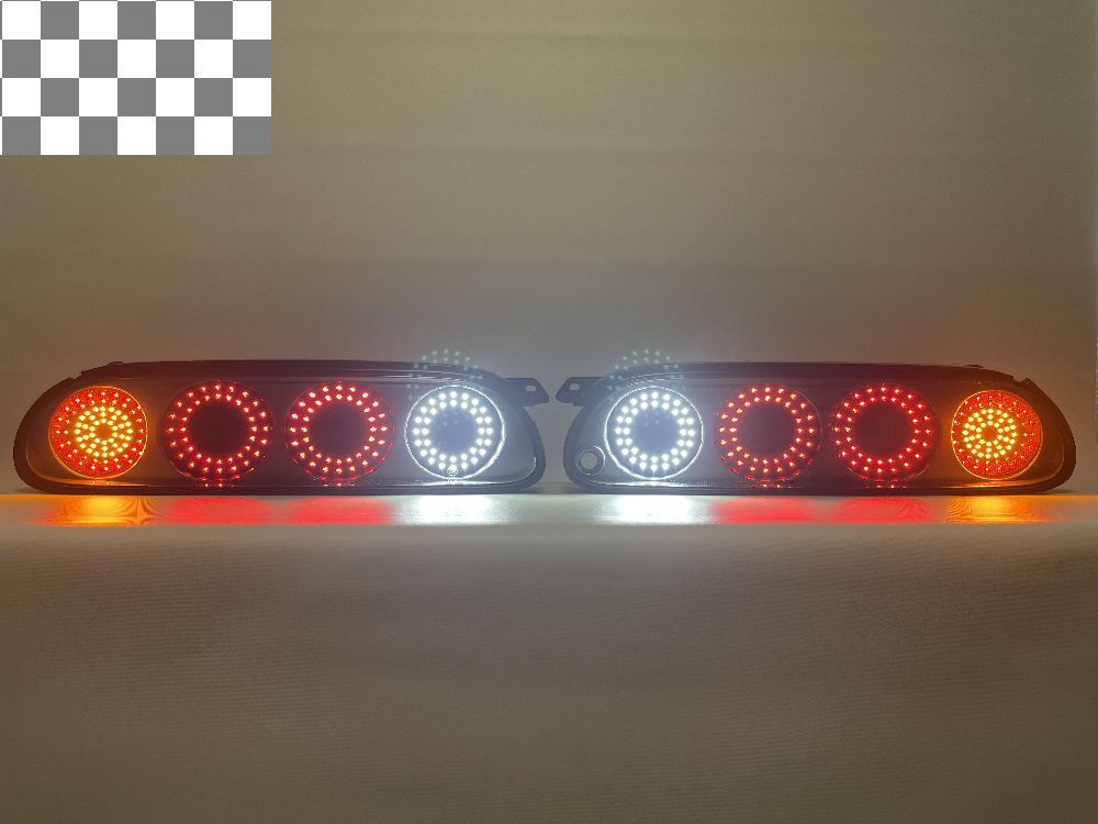 JZA80スープラのフルLEDテールランプTQJ-A804w-ICHIMATSU QestJapan