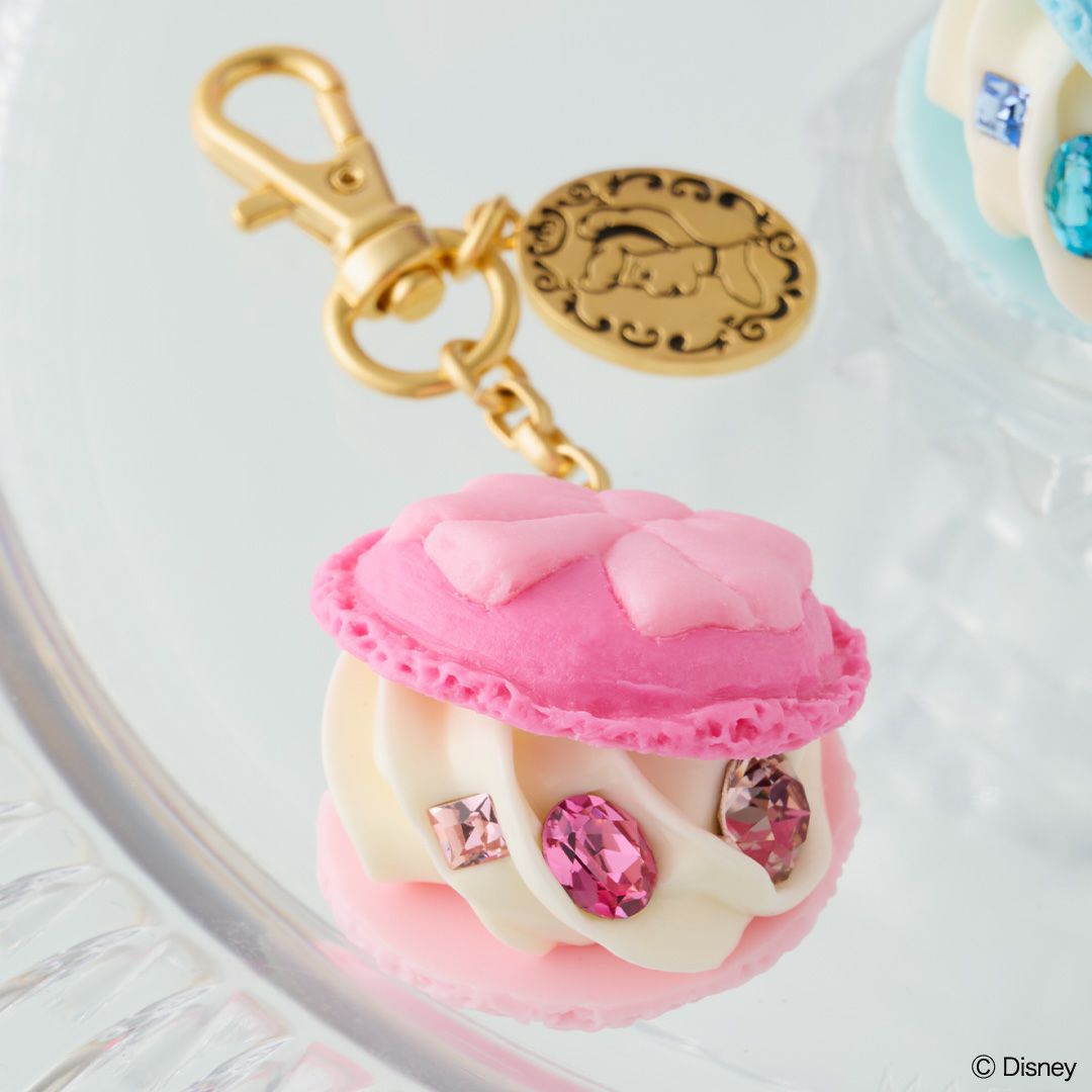 シンデレラ/ピンクドレスマカロン バッグチャーム【ディズニー