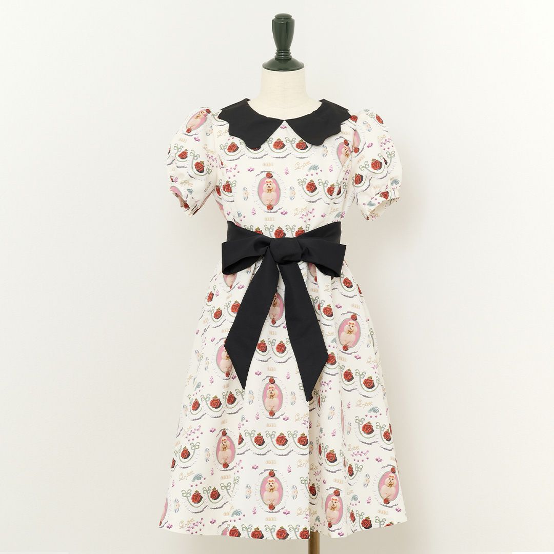 プードル ケーキ パフスリーブドレス（ホワイト） | Q-pot. ONLINE SHOP