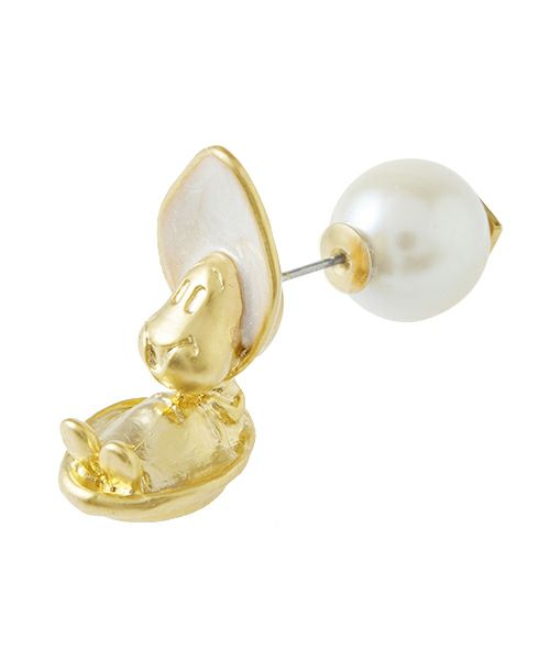 ヤングオイスター/パール ピアス【ディズニー アクセサリー】【ふしぎ