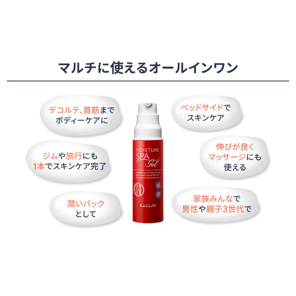 江原道オールインワンモイスチャージェル3本＋クレンジング80mL 江原道