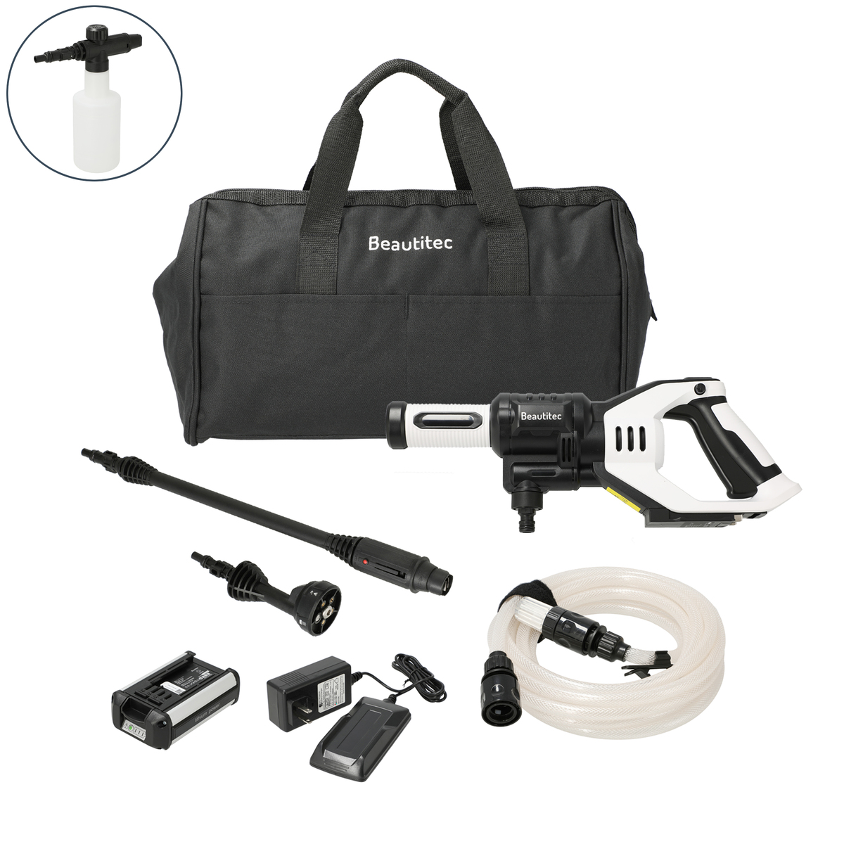 Beautitec コンパクトな ポータブル コードレス洗浄機 ビューティ