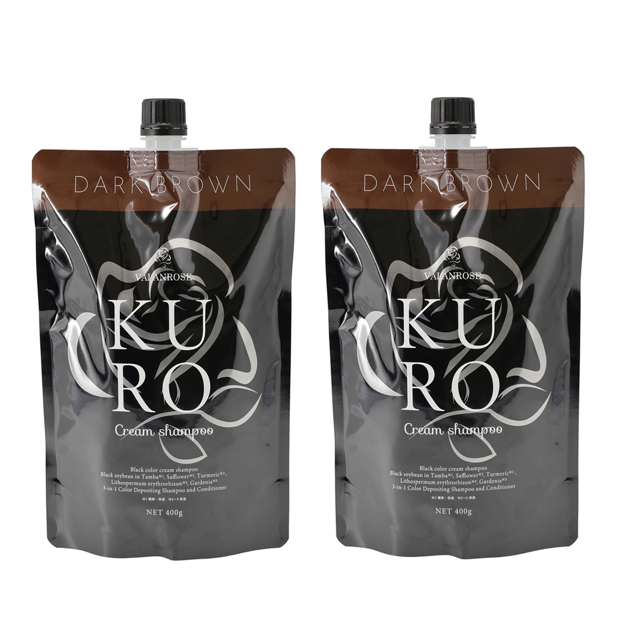 バランローズ KUROクリームシャンプー ダークブラウン VALANROSE KURO