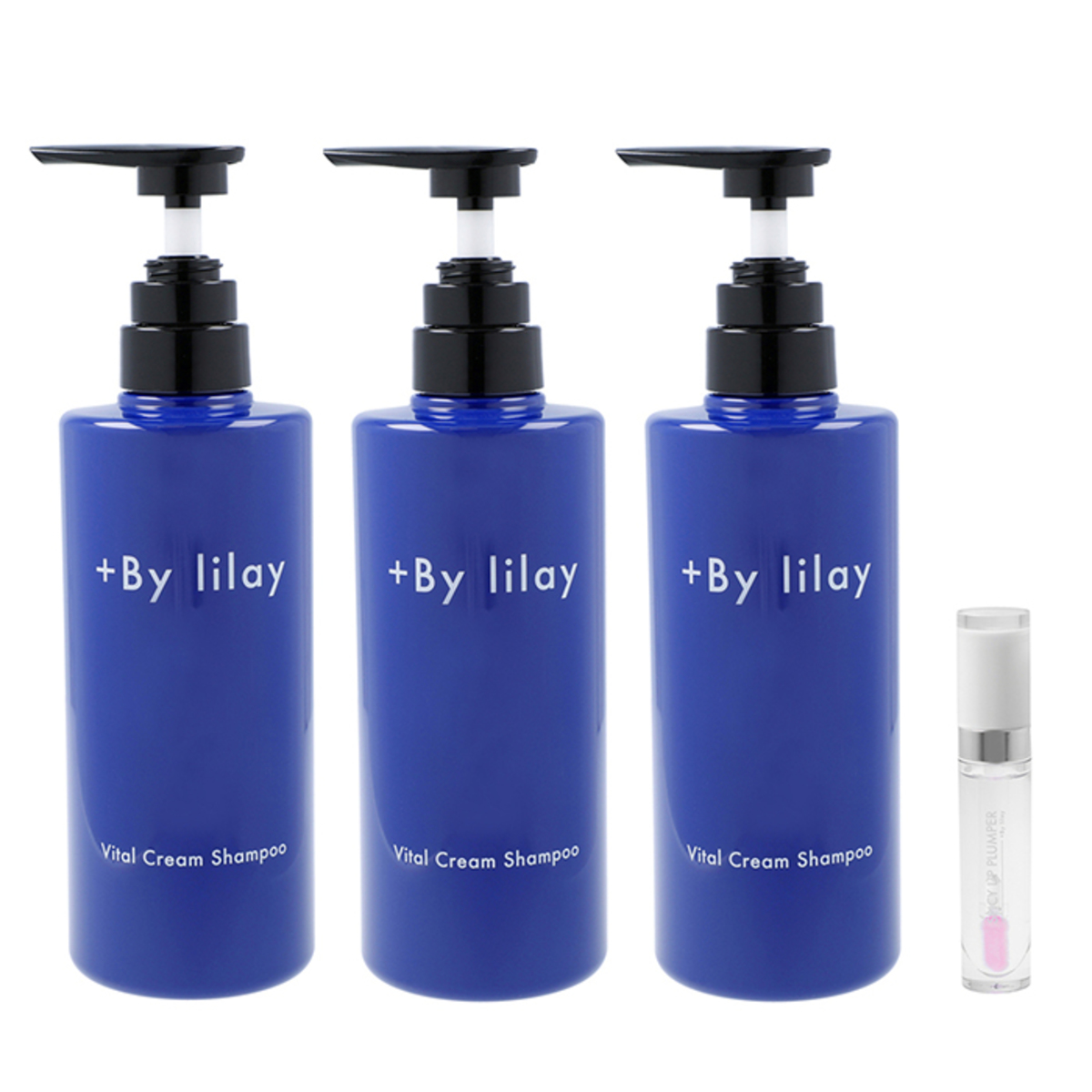 By lilayBクリームシャンプー3本+Sリッププランパーセット プラスバイ