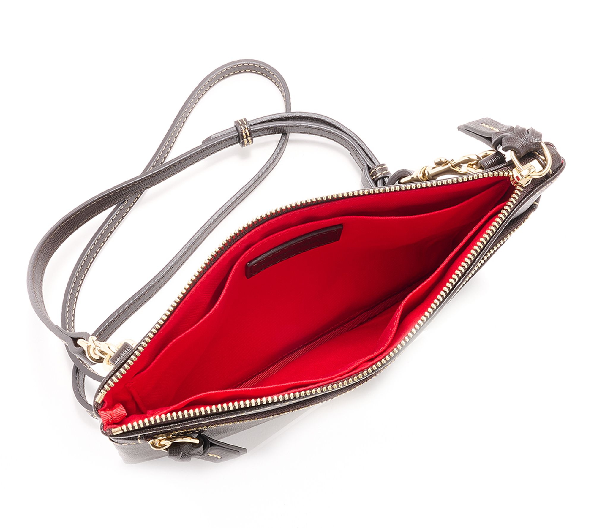 Dooney & Bourke Saffiano Leather Patsy Crossbody - QVC.com