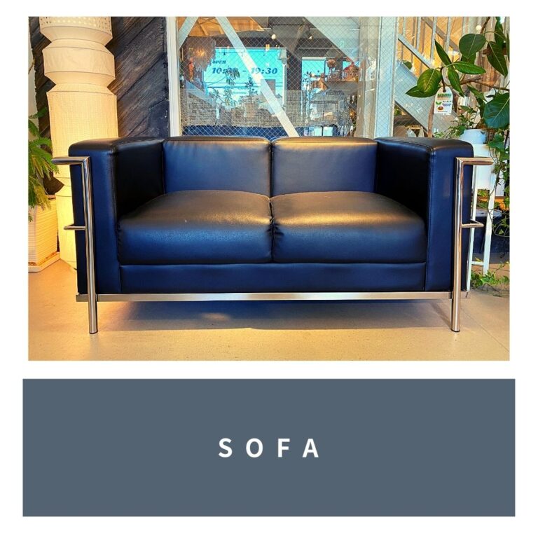 ル・コルビジェ／LC2／リプロダクト／ソファ／ブラック／2シーター