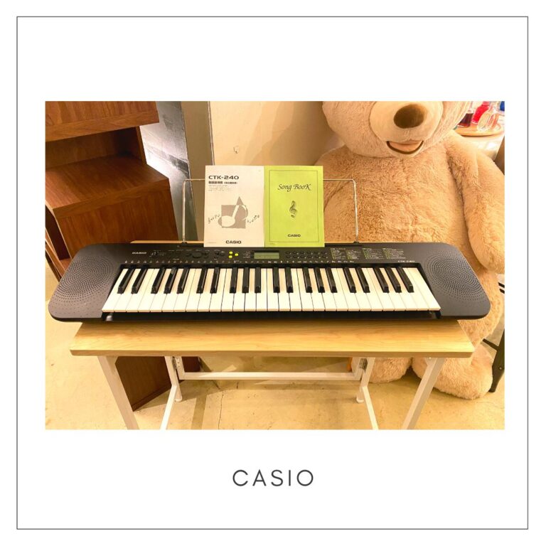 カシオ／CASIO／ベーシックキーボード／49鍵盤／CTK-240／楽器
