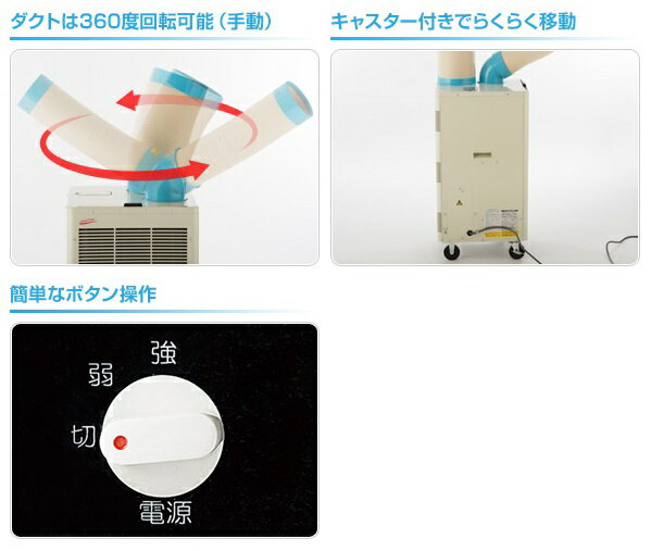 楽天市場】ハイアールジャパンセールス Haier 床置型スポットエアコン