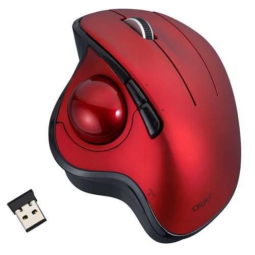 楽天市場】ナカバヤシ Digio2 角度可変無線 5ボタン光学式親指トラック