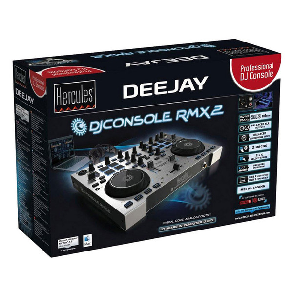 OFFLINE Hercules DJ Console Rmx 2 DJ Controller at Gear4music