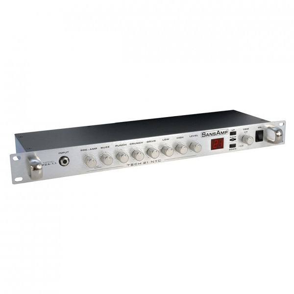 Tech 21 SansAmp PSA-1.1 Rackmount Guitar Pre-Amp at Gear4music