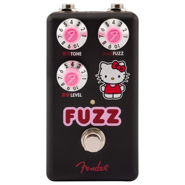 Fender x Hello Kitty Black Fuzz Pedal at Gear4music