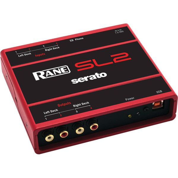 Rane Serato Scratch Live SL2 Digital Vinyl System, Red at Gear4music