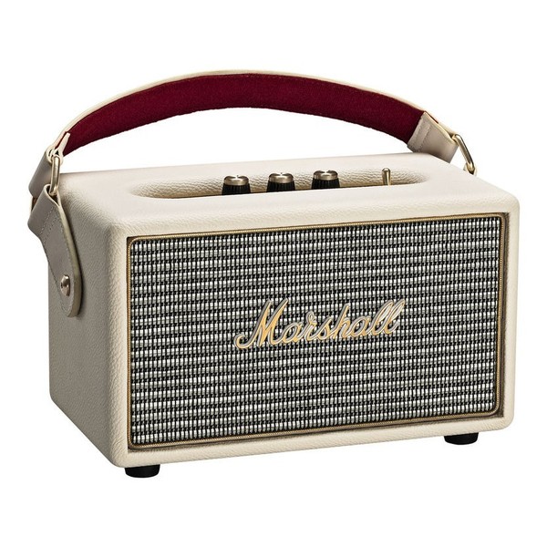 Marshall Kilburn Portable Bluetooth Speaker, Cream at Gear4music