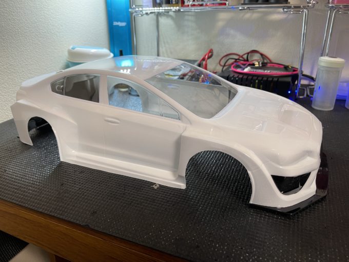 1/10RC SUBARU WRX STI NBRチャレンジ軽量ボディが完成！！てこずった