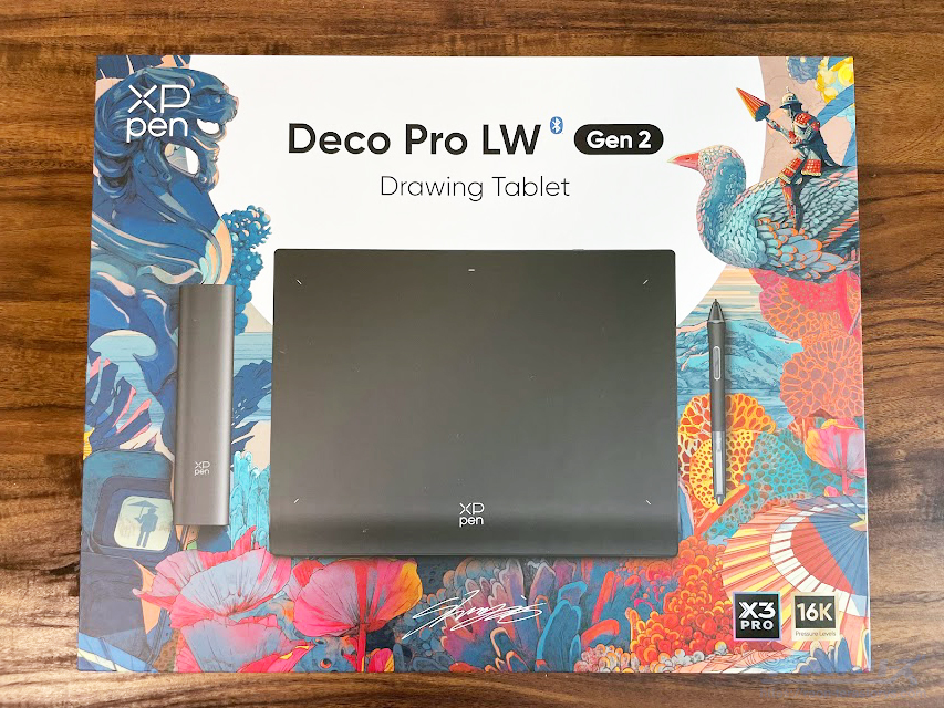 レビュー】XPPenのDecoProLW(Gen2)は筆圧レベル16384という驚異の描き