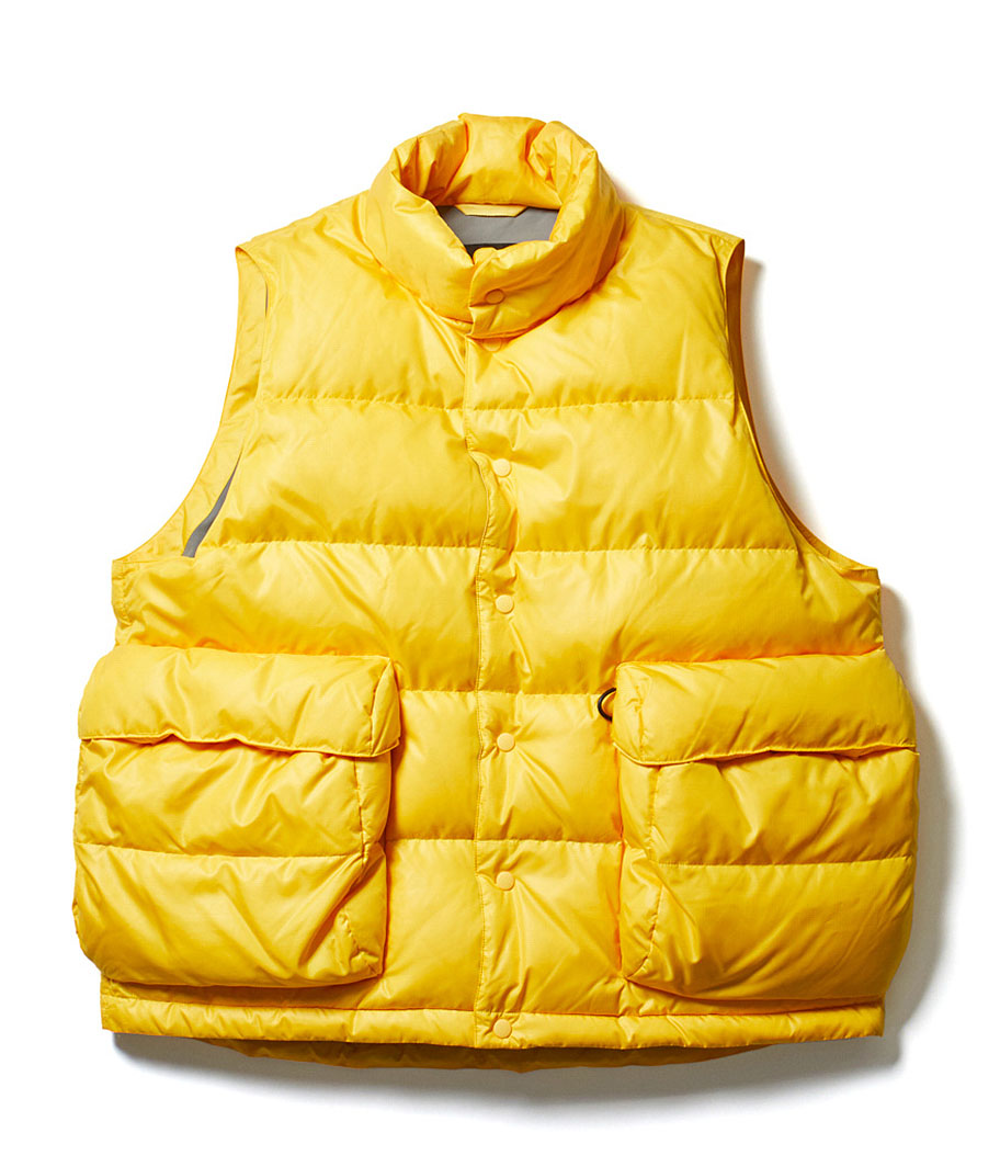 DAIWA PIER 39 TECH BACK PACKER DOWN VEST [YELLOW] - Fresh Service