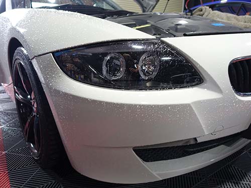 BMW Z4(E85) USサイドマーカーが点灯してしまう不具合の修理作業