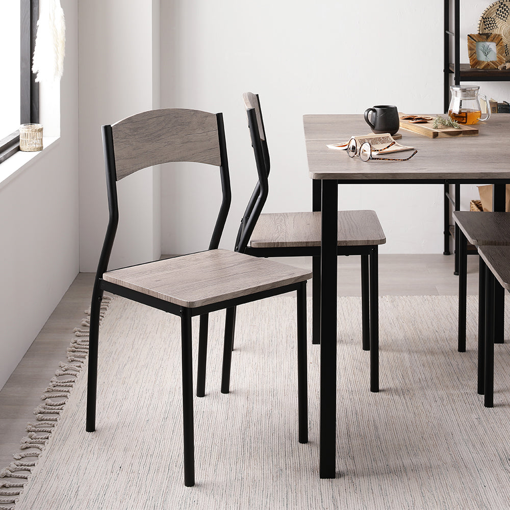 ダイニングチェア シンプルデザイン4脚セット/ シンプルで使いやすい