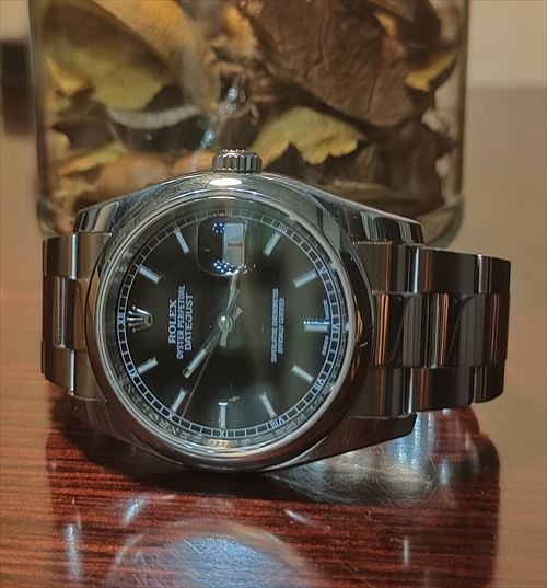 116200 ROLEX（ロレックス） デイトジャスト ブラック彫り