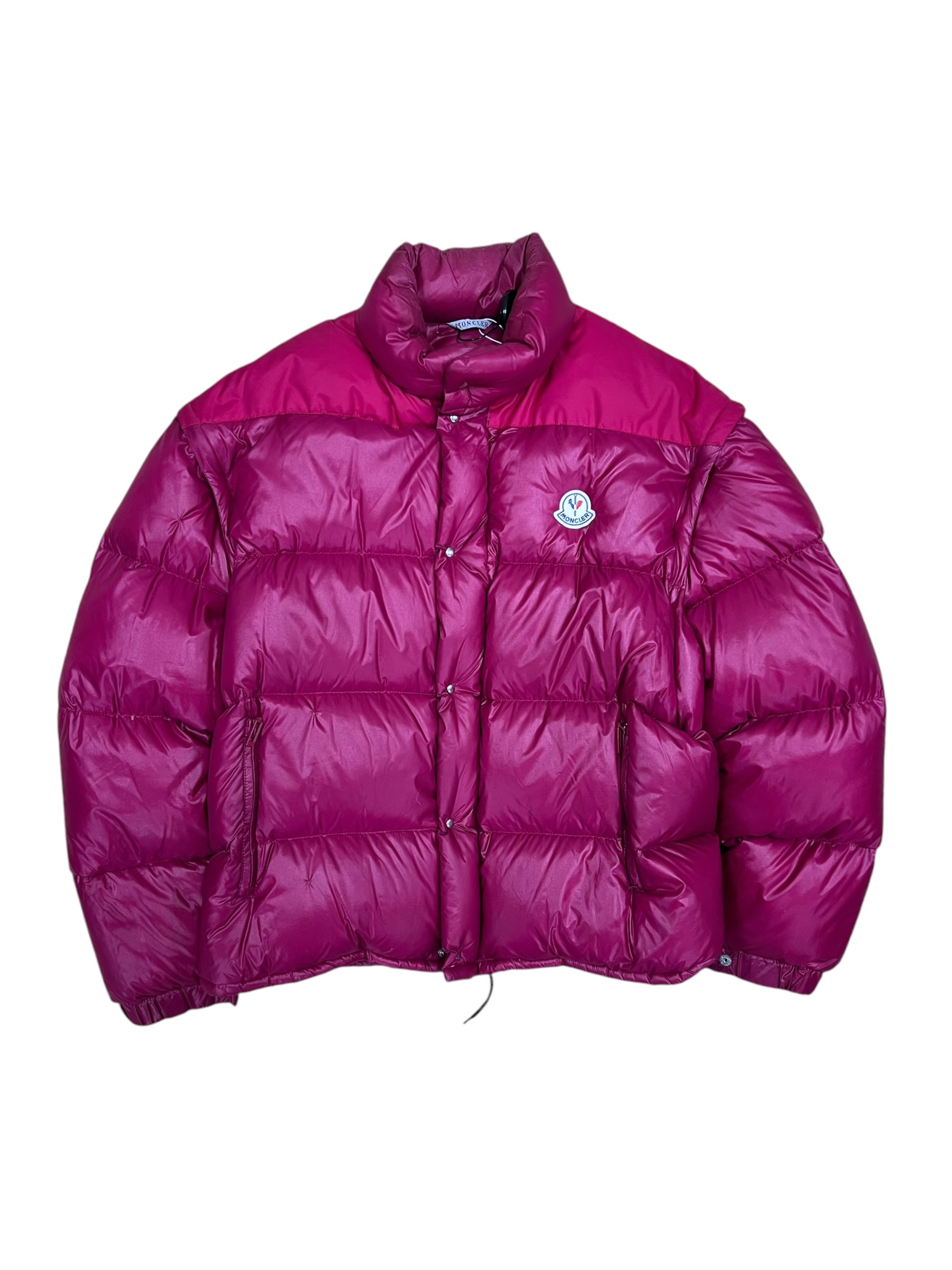 Moncler 1980's Rare Down puffer jacket with Detachable Sleeves