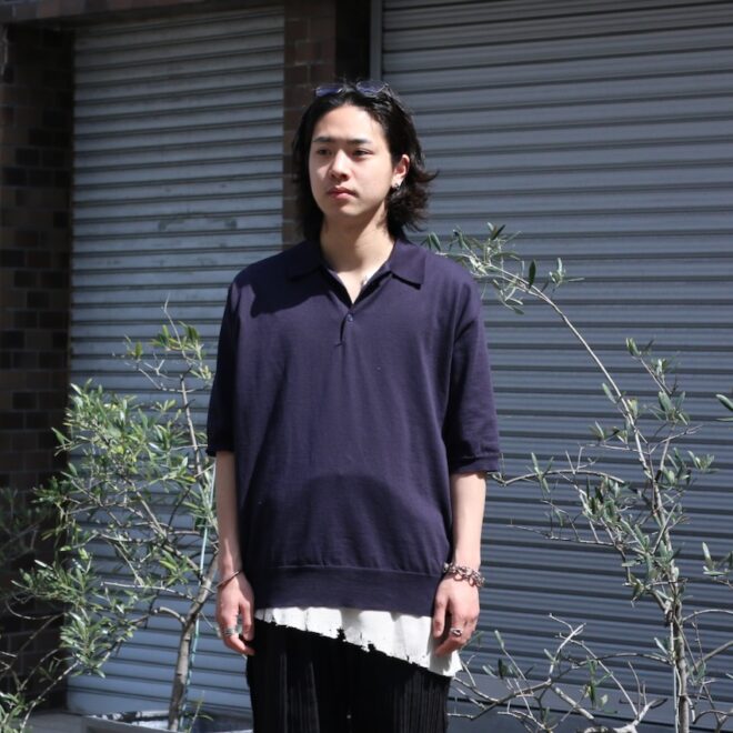 KAPTAIN SUNSHINE COTTON KNIT POLO SHIRT - Blog