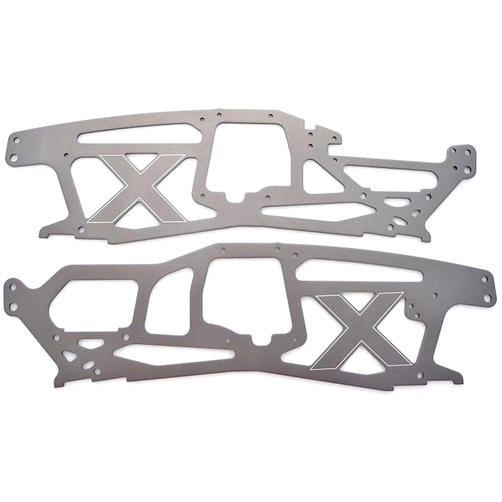 Stock TVP Main Chassis Plates Set 2.5mm (Left+Right) for HPI