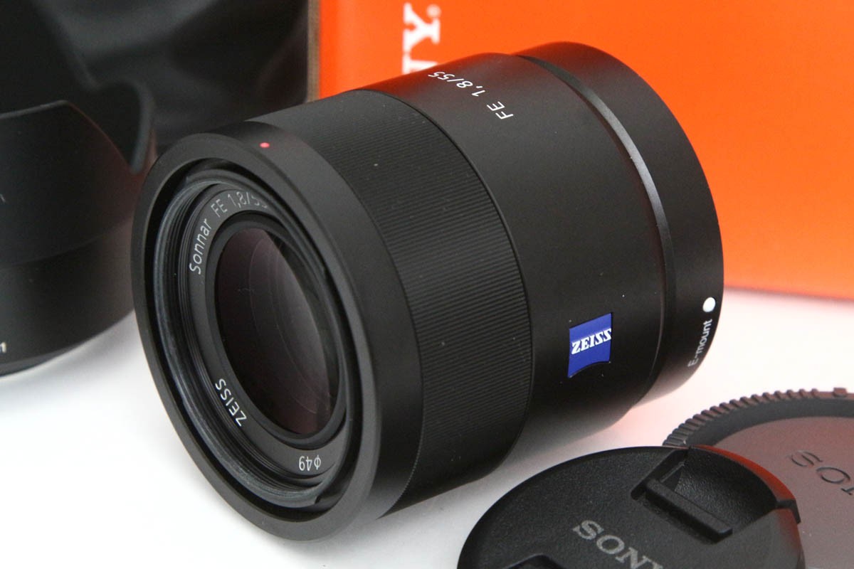 FE55mm f1.8 za 中古並品 2025年8月購入 sony FE55mm f1.8 za 中古並品
