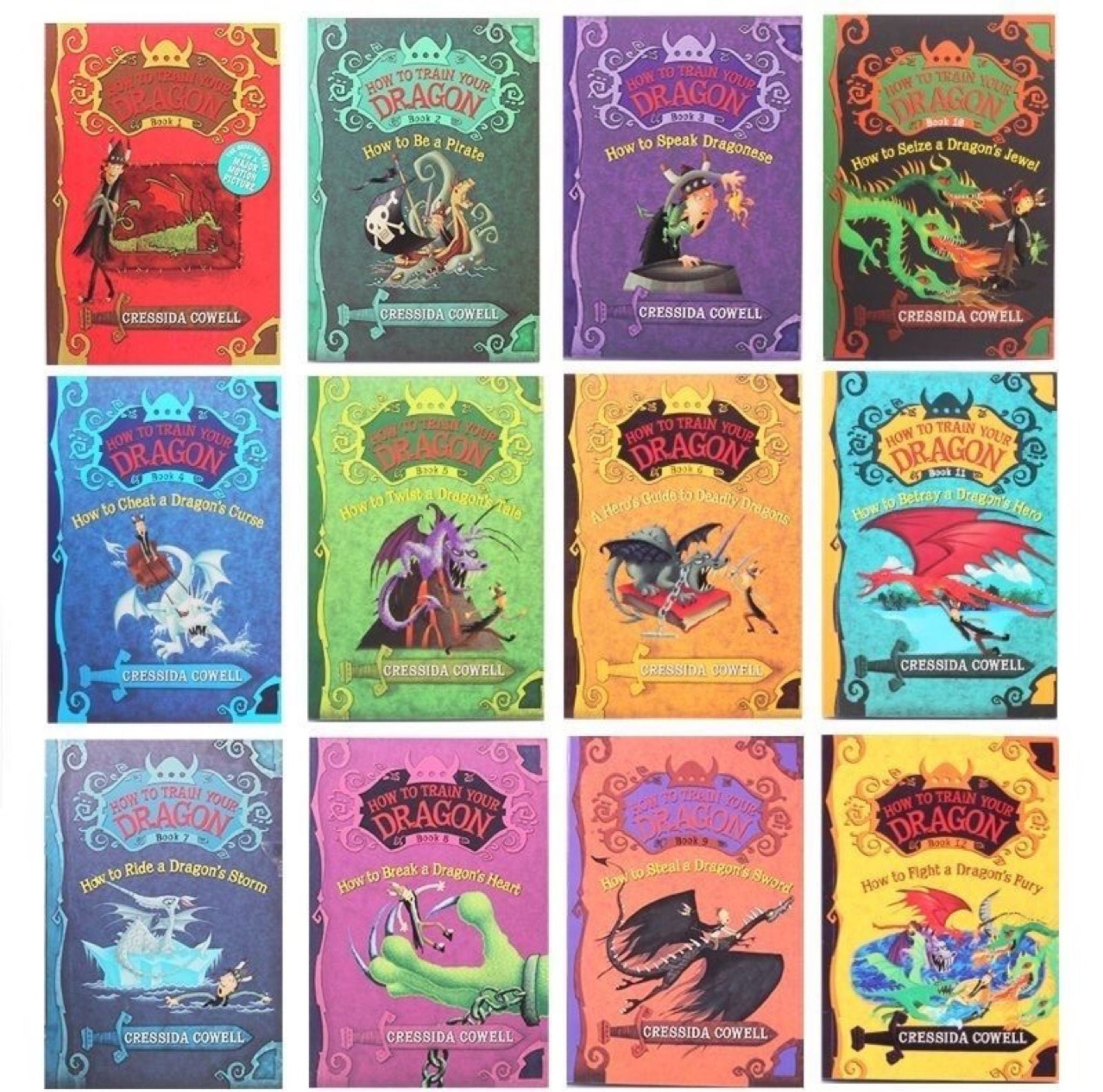How to Train Your Dragon 12 Book Set - Children's Dubai