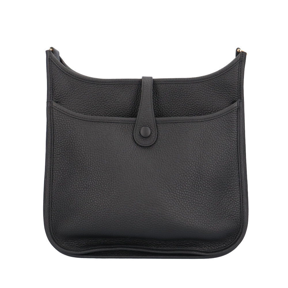 HERMES エルメス エブリンIII PM ショルダーバッグ レザー ブラック