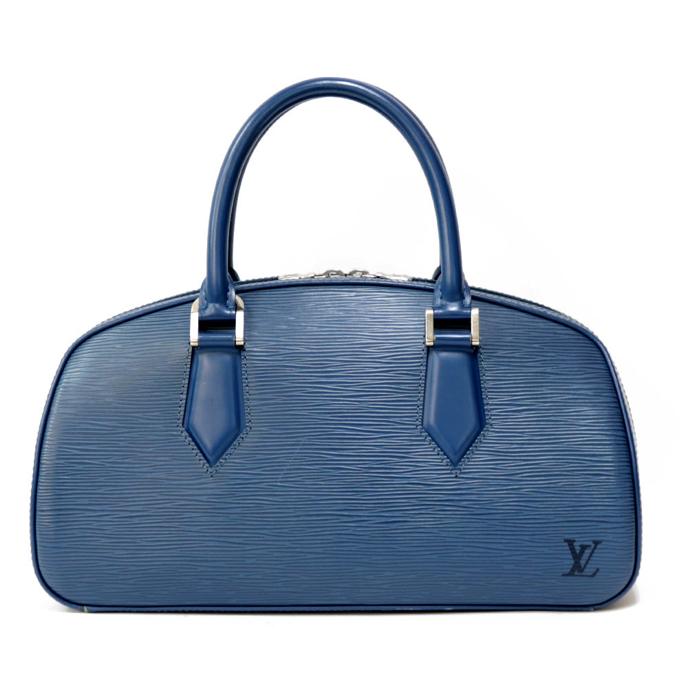LOUIS VUITTON Louis Vuitton Jasmine Epi Handbag Epi Leather Blue