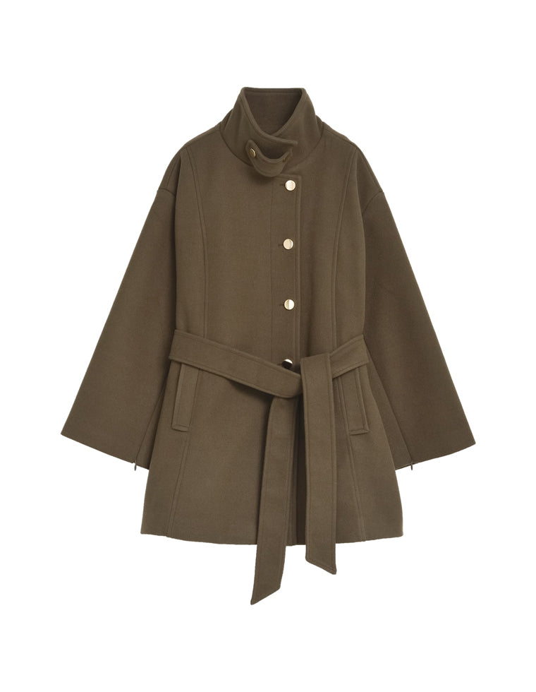 マルチウェイポンチョ風ミドルコート - ジャケット/アウター通販