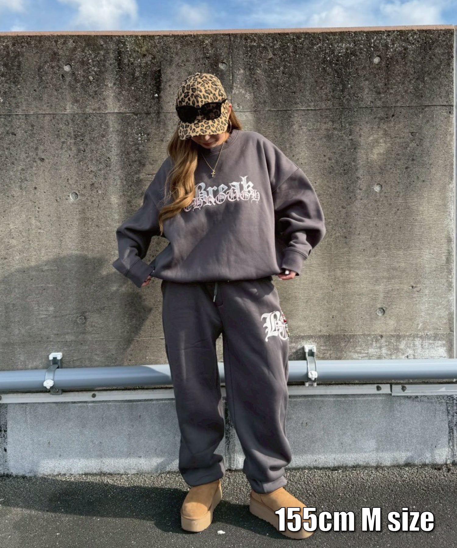 ロゴ刺繍スウェットセットアップ – REGIEVO