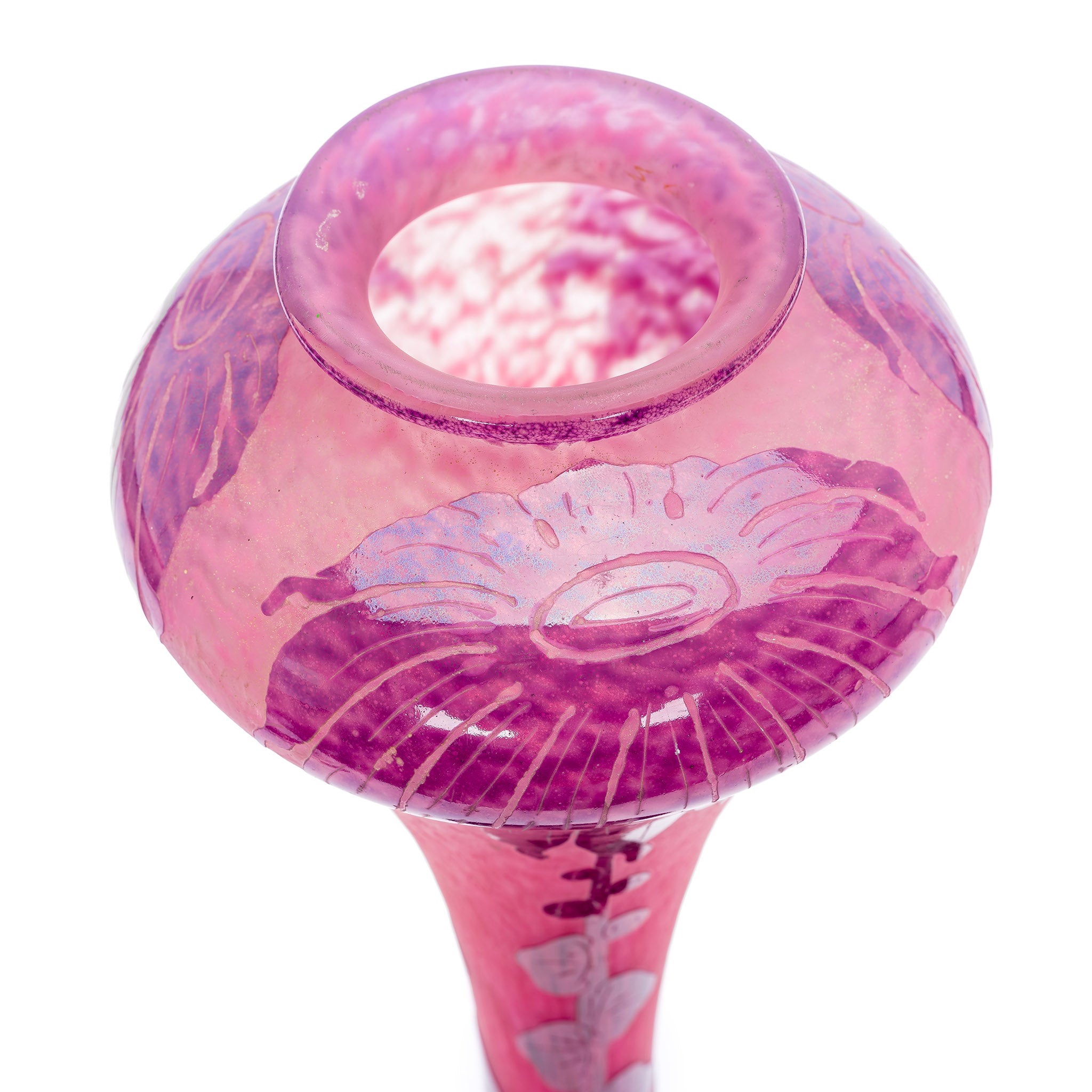 1925 Le Verre Francais Dahlia Vase – Schneider Art Glass