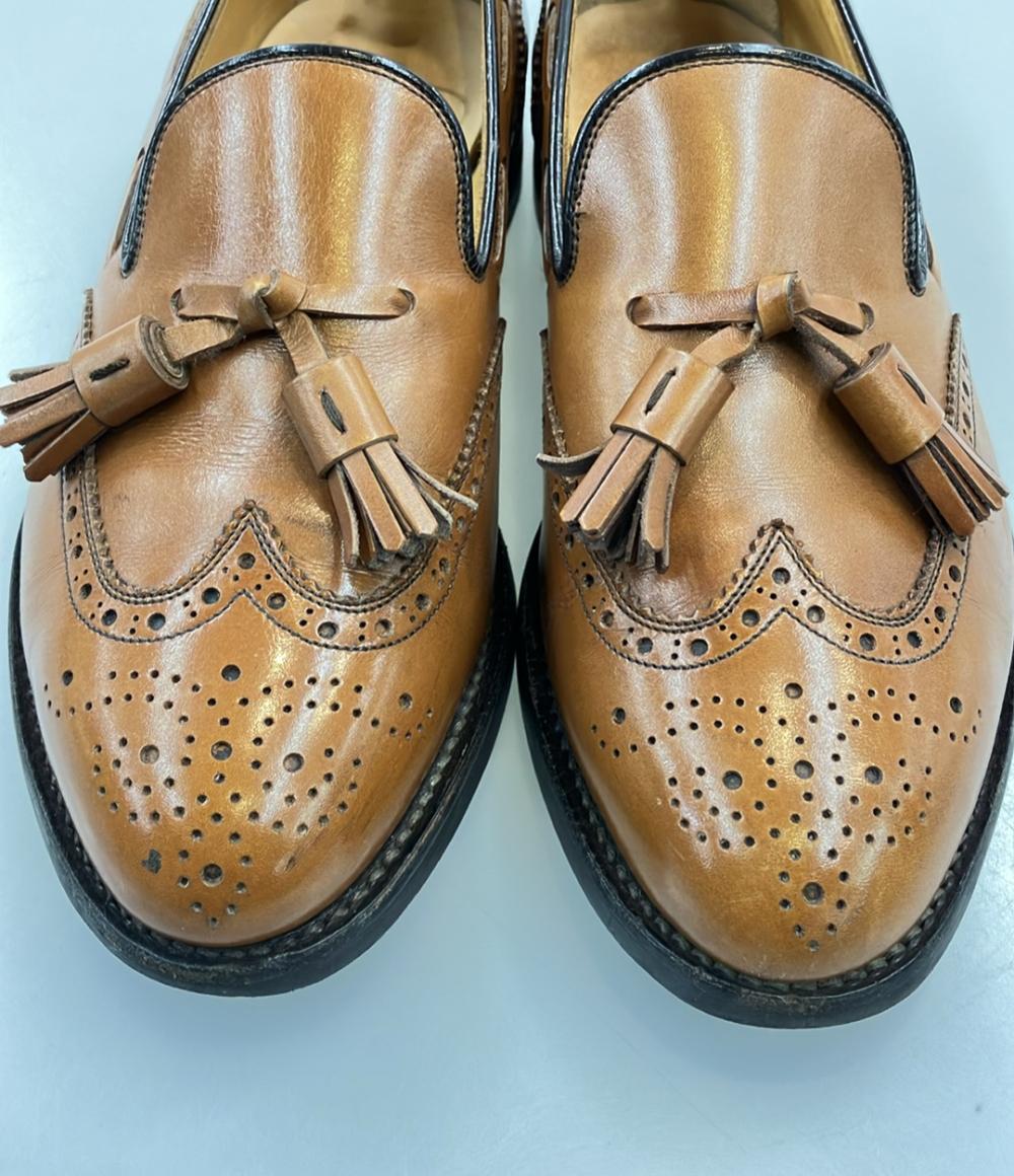 SCOTCH GRAIN タッセルローファー ウィングチップ メンズ SIZE 24 1/2