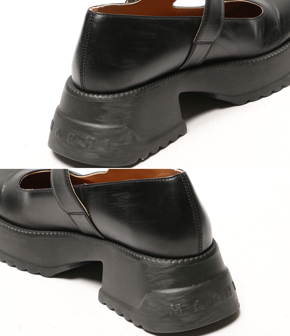 マルニ ドレスシューズ プラットフォームソールメリージェーン